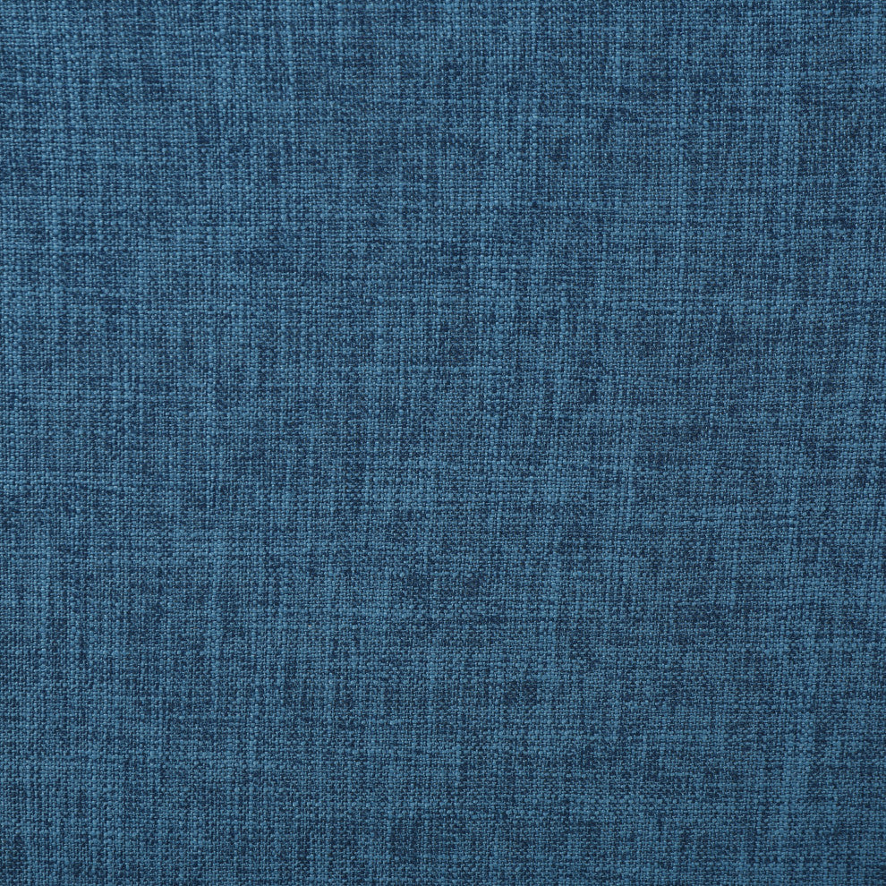 GDF Studio Hank Mid Century Modern Fabric Rocking Chair, Muted Blue