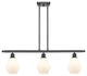 Innovations 516-3I-BK-G651-6 3-Light Island Light, Matte Black