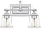 Quoizel NLC8602C Two Light Bath, Polished Chrome Finish