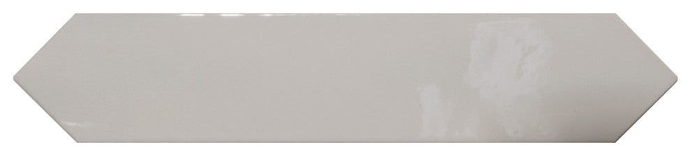 Italy Ceramic 2.5"x13" Subway Wall Tile, White, Case of 12.3 Sq Ft, Sample