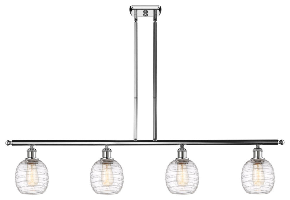 Innovations 516-4I-PC-G1013-LED 4-Light Island Light, Polished Chrome