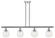 Innovations 516-4I-PC-G1013-LED 4-Light Island Light, Polished Chrome