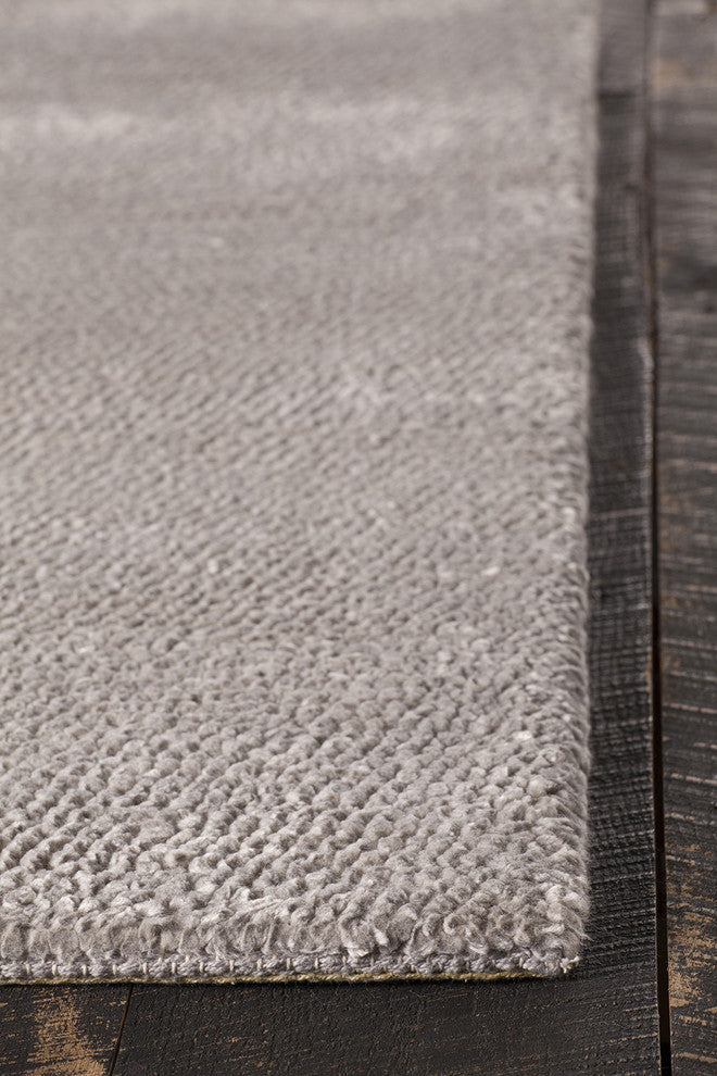 Mae Contemporary Area Rug, Silver, 5'x7'6"