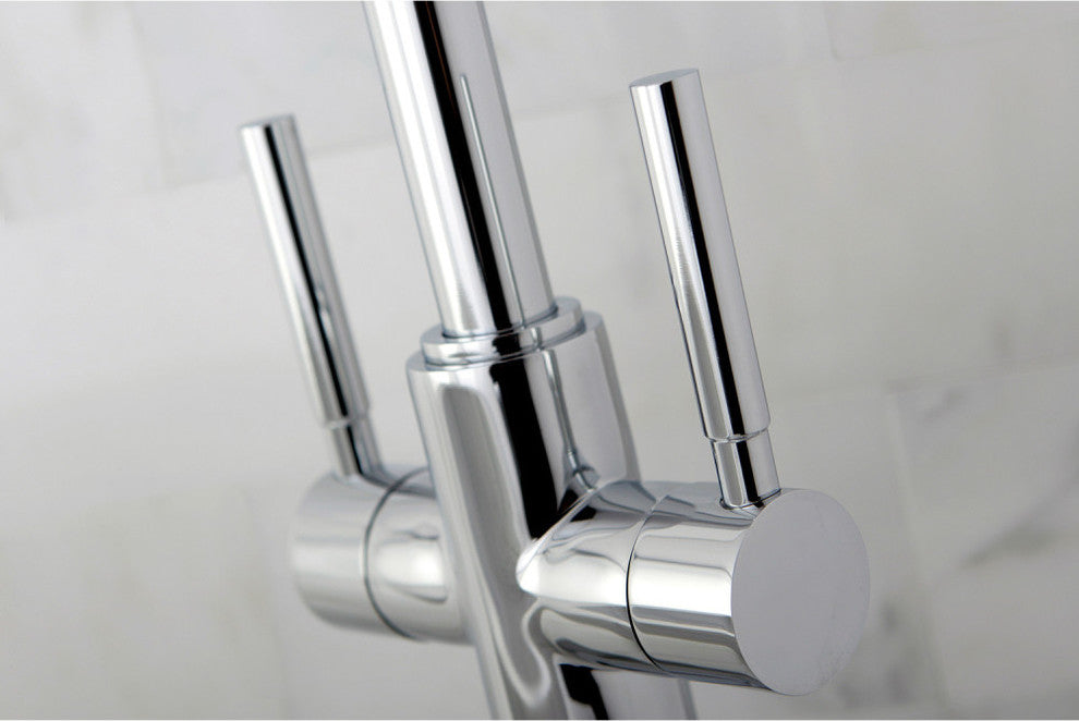Kingston Brass Vessel Sink Faucet, Polished Chrome