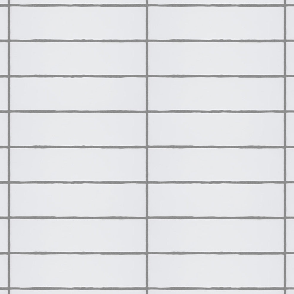 Castillo 3" x 12" Ceramic Wall Tile, White