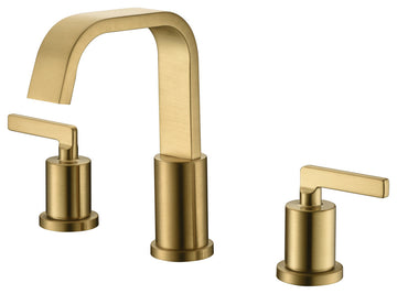 Ultra Faucets UF5670X Two-Handle Bathroom Faucet, Brushed Gold