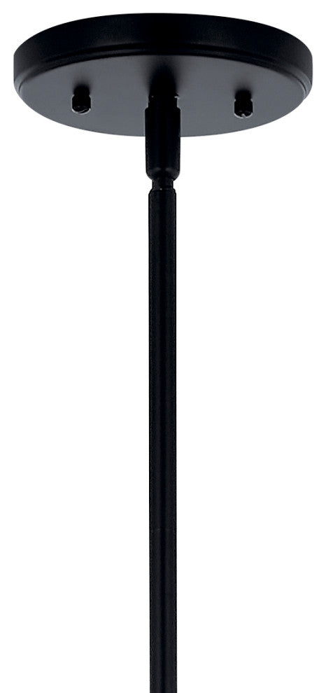 Velestino 47.50" 4-Light Linear Chandelier, Black