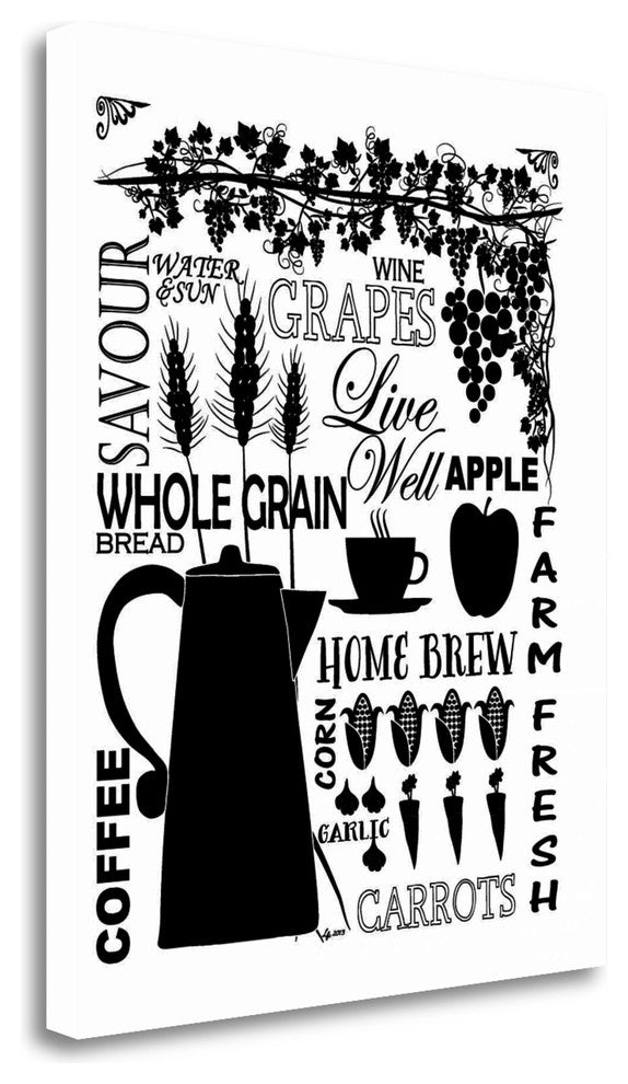 "Culinary Love 2" By Leslie Fuqua, Giclee Print on Gallery Wrap Canvas
