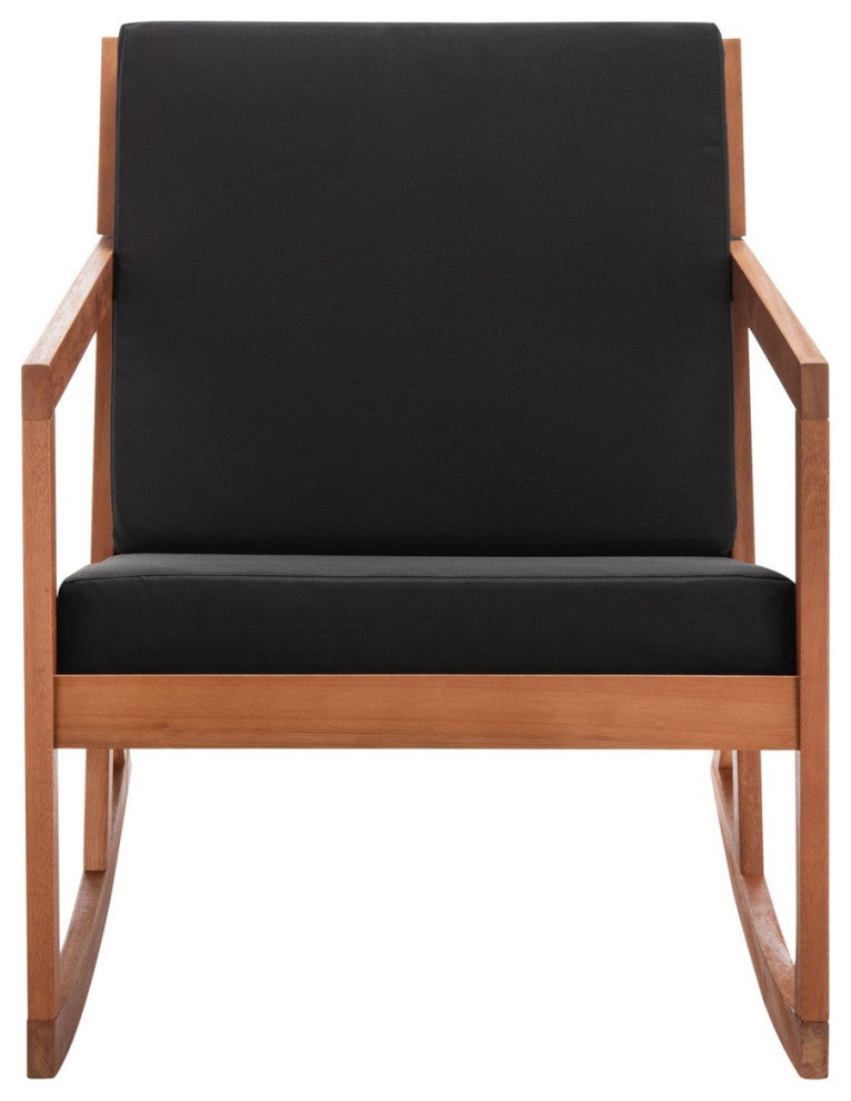 Safavieh Outdoor Vernon Rocking Chair Natural/Black
