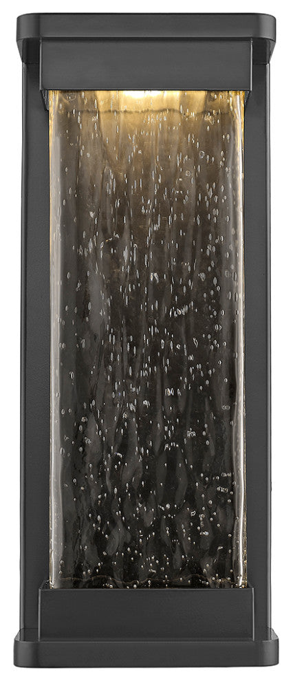 Ederle  1 Light 6.5" Powder Coat Black LED Outdoor Sconce