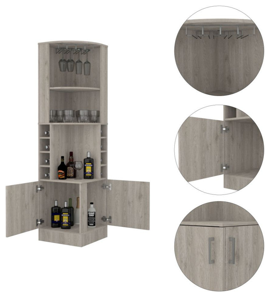 Egina Bar cabinet, Light Gray