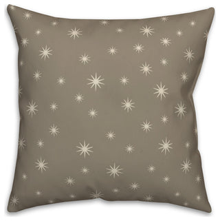 Gray Twinkle 18x18 Spun Poly Pillow