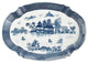 Blue and White 18" Platter