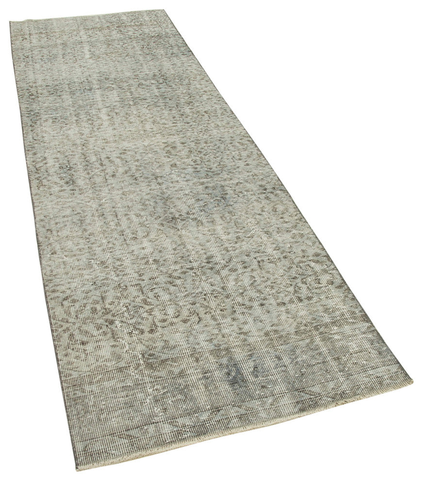 Rug N Carpet - Handwoven Turkish 3' 0" x 10' 0" Vintage Hallway Runner Rug