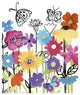 "Floral Magic II" Digital Paper Print by Farida Zaman, 24"x30"