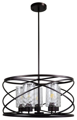 CHLOE Lighting CH6D804RB23-DP5 IRONCLAD Industrial-Style 5 Light Large Pendant