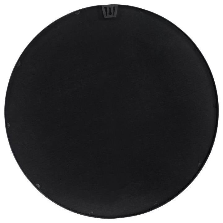Jennifer Metal Framed Wall Mirror, Black, 30"