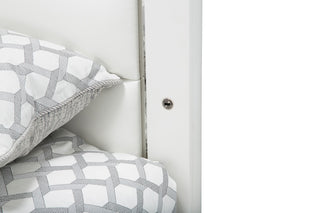 State St. Queen Tufted Panel Bed - Off White