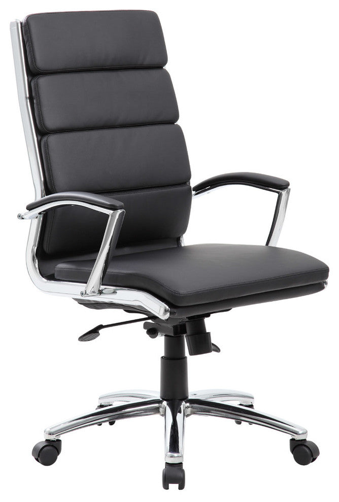 Boss Executive Caressoftplus?Chair With Metal Chrome Finish