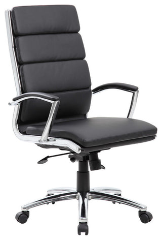Boss Executive Caressoftplus?Chair With Metal Chrome Finish