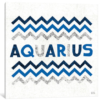 "Zodiac Aquarius" by Michael Mullan, 37x37x1.5