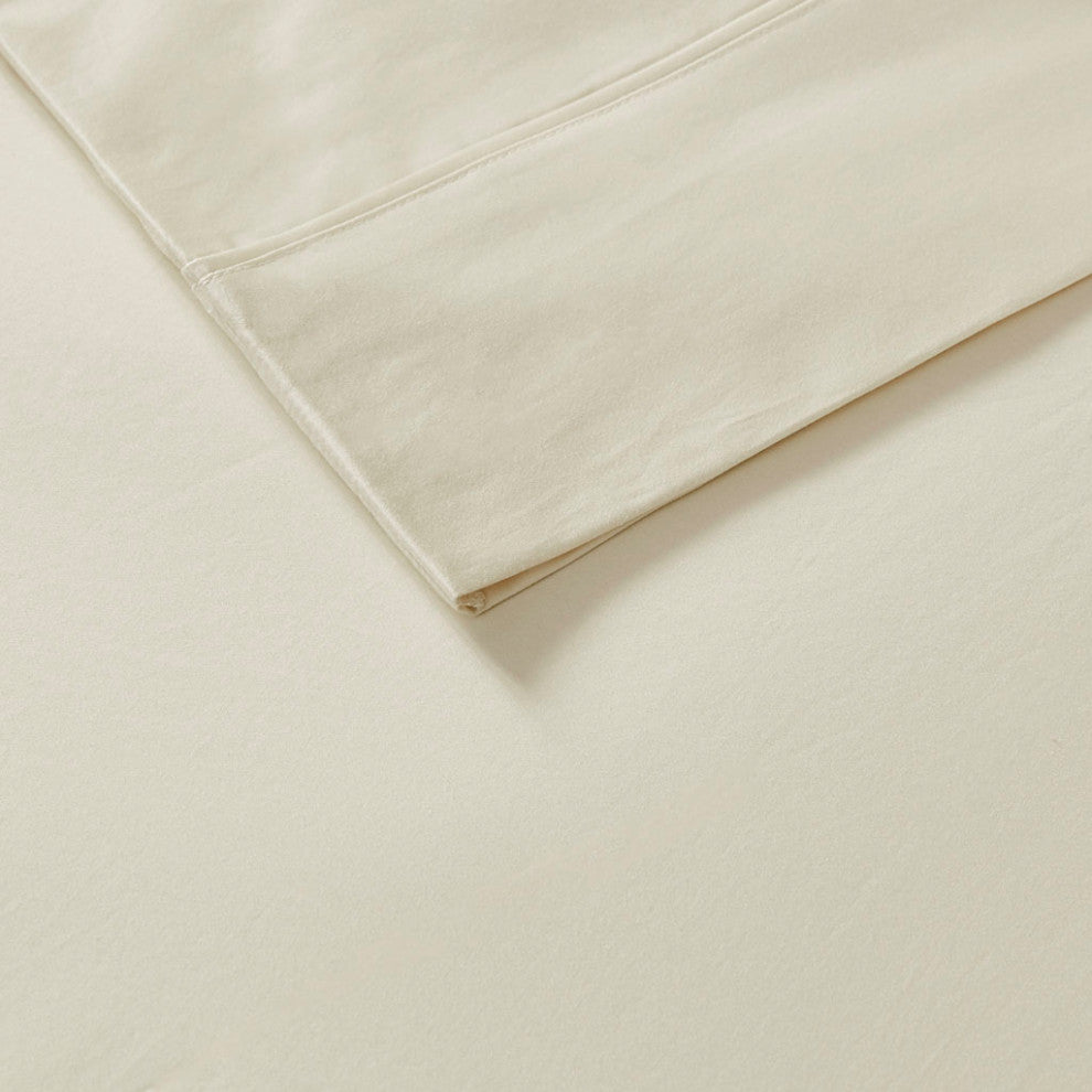 Madison Park 800 Thread Count Cotton-Blend Sateen 6-Piece Sheet Set, Ivory