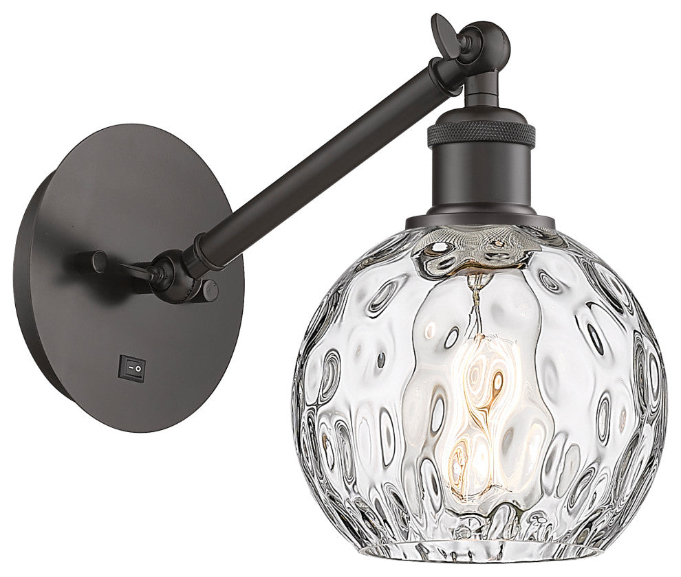 Innovations 317-1W-OB-G1215-6 1-Light Sconce, Oil Rubbed Bronze