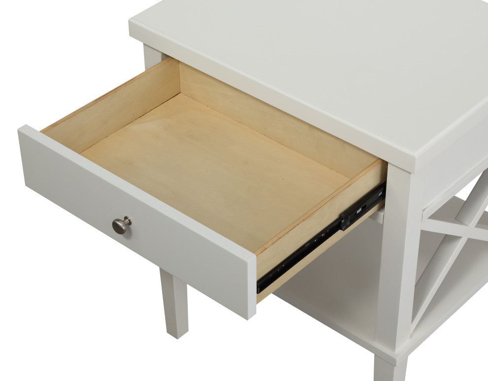 Marta White Nightstand