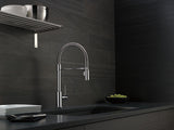 Delta Trinsic Pull-Down Spring Spout Kitchen Faucet, Touch2O Technology, Chrome