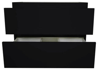 Salt 20Dx30" Floating Bathroom Vanity, Black, Cabinet Only