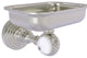 Pacific Grove Wall-Mount Soap Dish Holder with Twist Accents, Satin Nickel