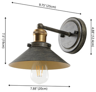 July 1-Light Industrial Farmhouse Metal Vanity Light
