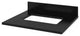 Chatham Traditional 24" Grey Single Sink Vanity, Black Granite Vanity Top