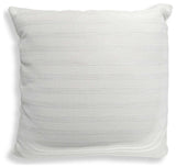 Uttermost Basket Stripe Ivory Outdoor Pillow