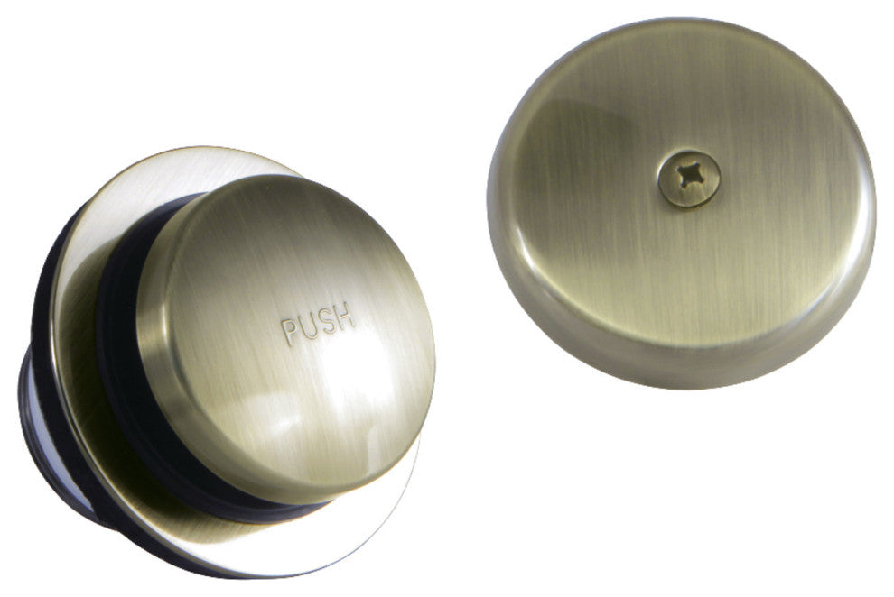 Kingston Brass Easy Touch Toe-Tap Drain Conversion Kit, Antique Brass