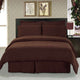 Chocolate Full 4-Piece Goose Down Comforter And Duvet Set