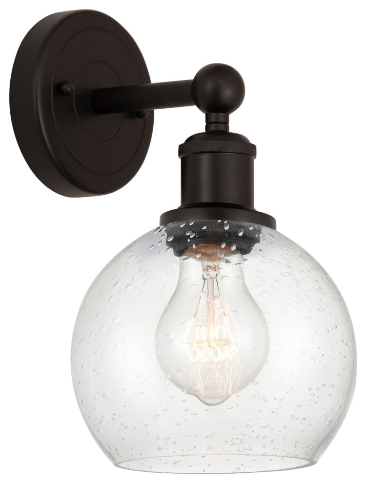 Innovations 616-1W-OB-G124-6 1 Light 6" Sconce, Oil Rubbed Bronze