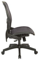 Air Grid Back and Seat Managers Chair, Black
