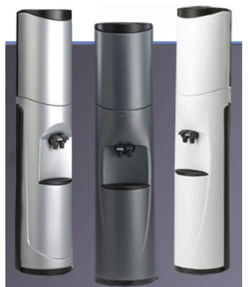 Pacifik High-Tech Water Cooler, Silver With Black Trim, Room Temp and Cold Water