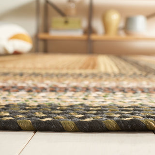 Safavieh Braided BRD308 Rug Machine-Washable, Multi, 7' Square