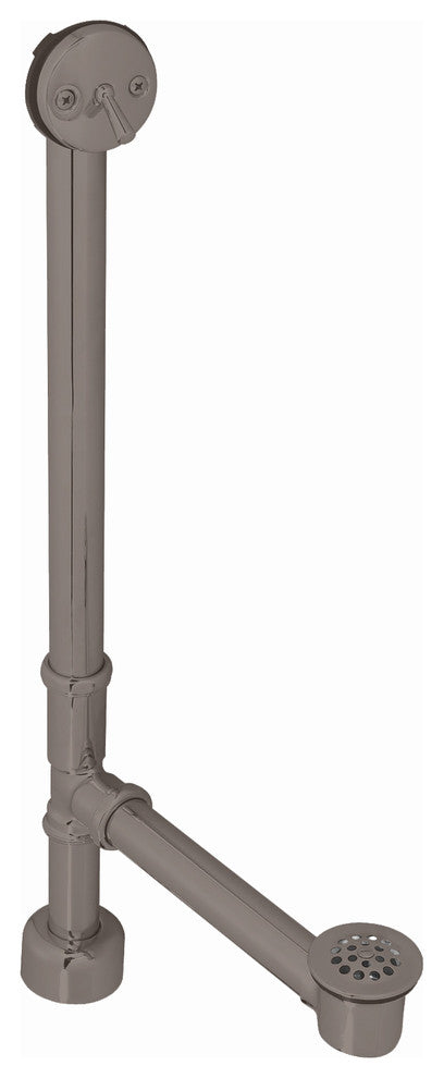 Beehive Grid All Exposed Bath Waste - 22" Make-Up In Oil Rubbed Bronze, Oil Rubbed Bronze