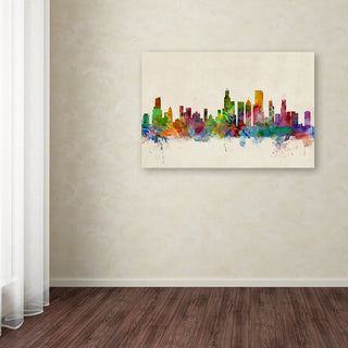 'Chicago, Illinois' Canvas Art by Michael Tompsett