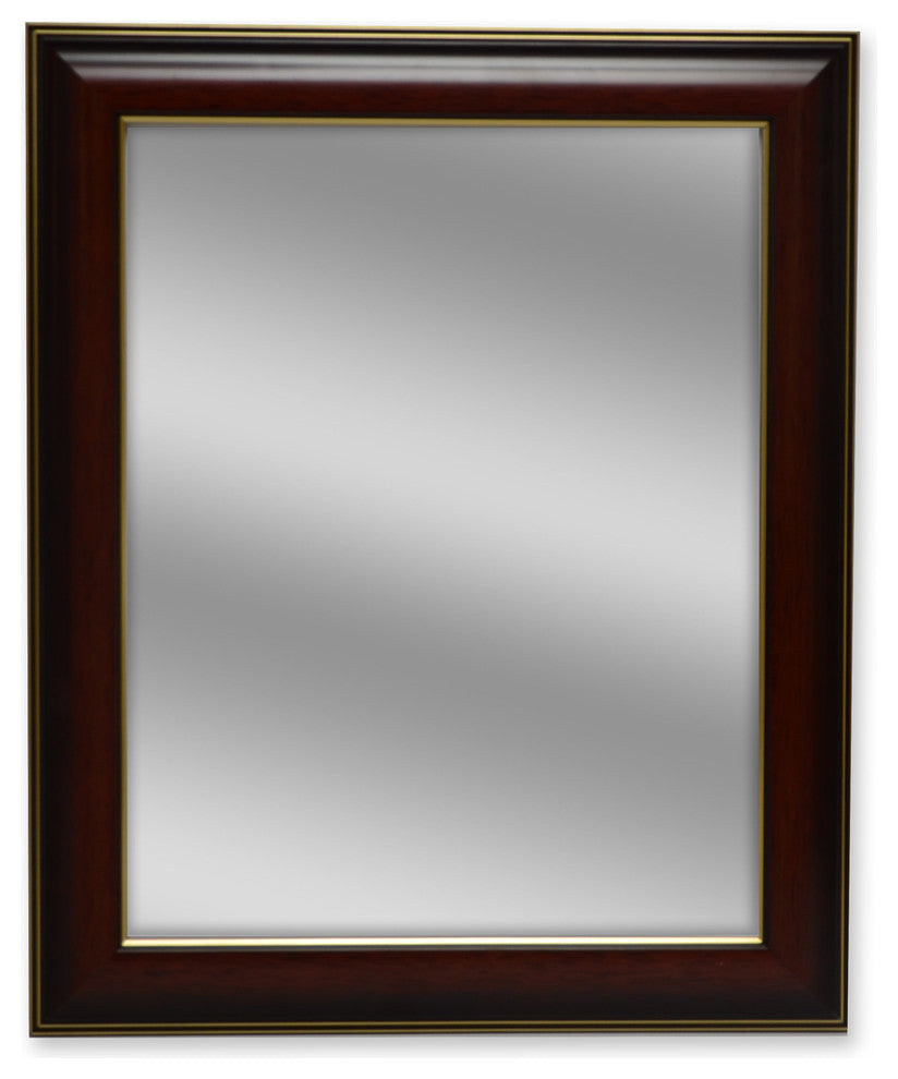 Framed Mirror, 14"x17"