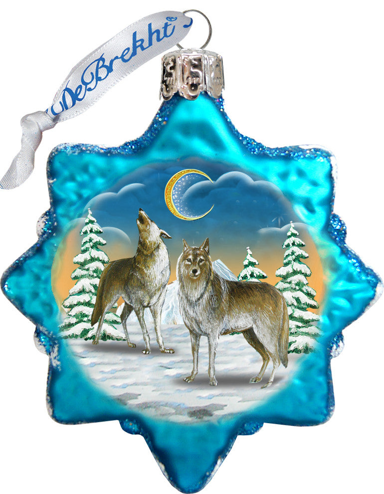 Scenic Glass Ornament Beach Bum, Set of 3