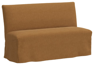 Slipcover Dining Banquette, Zuma Amber