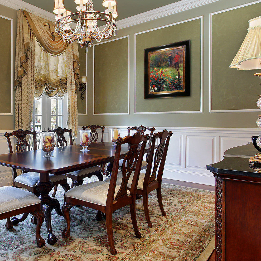 Garden in the Rue Cortot Montmartre, Opulent Frame 26" x 30"