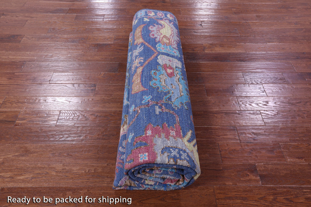 9' 1" X 12' 0" Handmade Persian Fine Serapi Wool Rug - Q15842