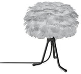 Eos Micro Adjustable Table Lamp, Black/Gray