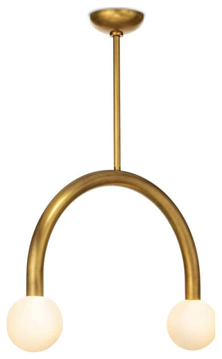 Happy Pendant Small, Brass