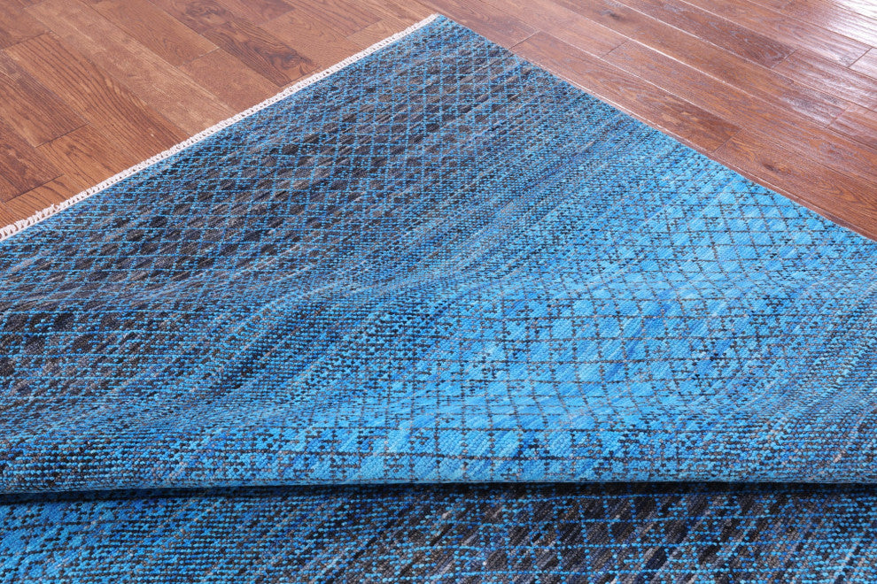 8' 0" X 10' 3" Savannah Grass Hand Knotted Wool Rug - Q13412